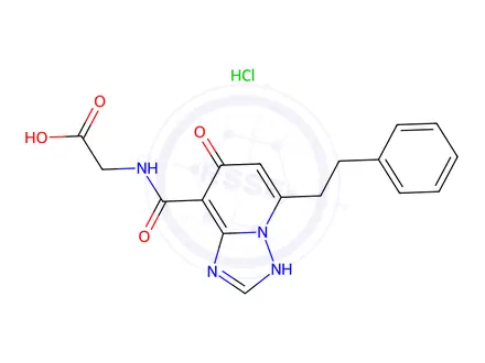 Chemical structure of Enarodustat Hydrochloride