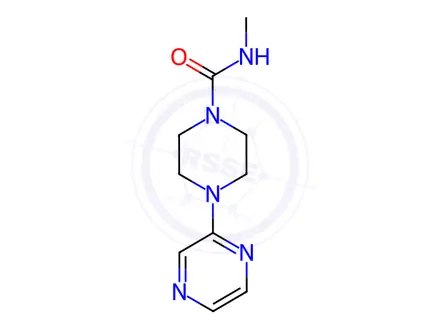 Chemical structure of N-Methyl-4-(pyrazin-2-yl)piperazine-1-carboxamide