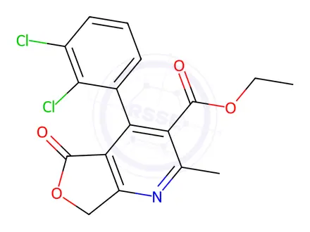 Chemical structure of Dehydro Felodipine Ester Lactone