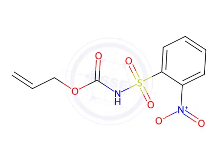 Chemical structure of N-Allyloxycarbonyl-2-nitrobenzenesulfonamide