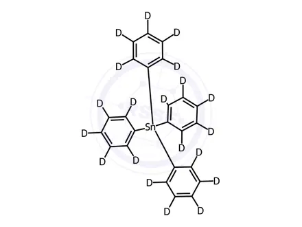 Chemical structure of Tetraphenylstannane-d20
