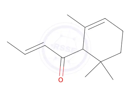 Chemical structure of (Z)-1-(2,6,6-trimethyl-2-cyclohexen-1-yl)-2-buten-1-one