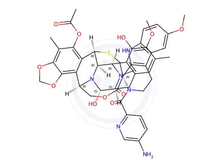 Chemical structure of Lurbinectedin Impurity 18