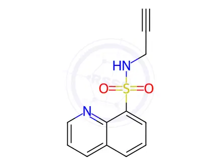 Chemical structure of N-(Prop-2-yn-1-yl)quinoline-8-sulfonamide