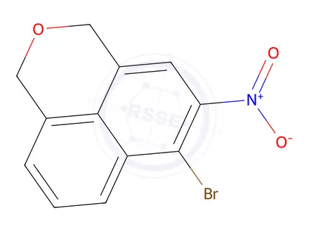 Chemical structure of 6-Bromo-5-nitro-1,3-dihydrobenzo[de]isochromene