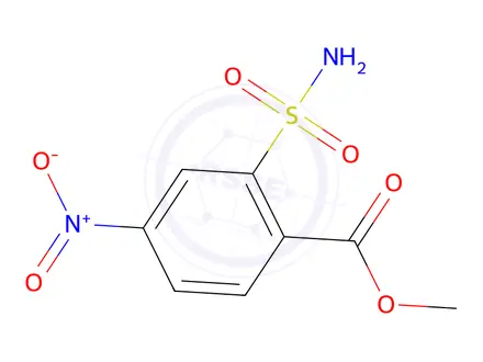 Chemical structure of methyl 4-nitro-2-sulfamoylbenzoate(WXC03419)