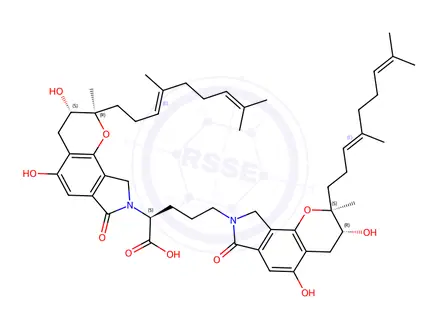 Chemical structure of Orniplabin impurity 2