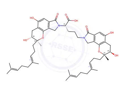 Chemical structure of Orniplabin impurity 1