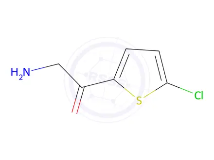 Chemical structure of 2-Amino-1-(5-chlorothiophen-2-yl)ethan-1-one