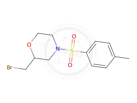 Chemical structure of 2-(Bromomethyl)-4-tosylmorpholine