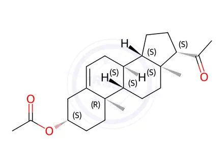 Chemical structure of Pregnenolone Acetate