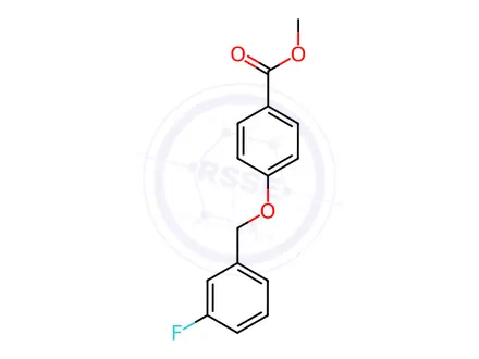 Chemical structure of Methyl 4-[(3-Fluorobenzyl)oxy]benzenecarboxylate