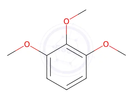 Chemical structure of 1,2,3-Trimethoxybenzene