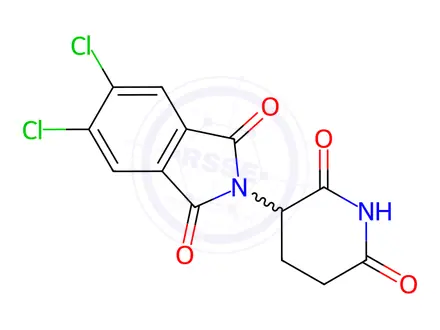 Chemical structure of Thalidomide-5,6-Cl