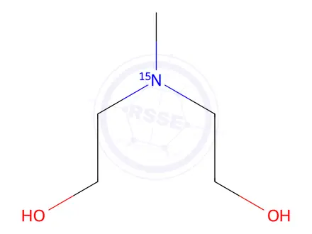 Chemical structure of <I>N</I>- -<SUP>15</SUP>N