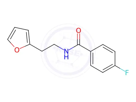 Chemical structure of 4-Fluoro-N-(2-(furan-2-yl)ethyl)benzamide