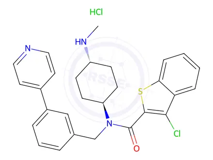 Chemical structure of SAG Hydrochloride