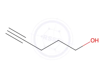Chemical structure of 4-Pentyn-1-ol