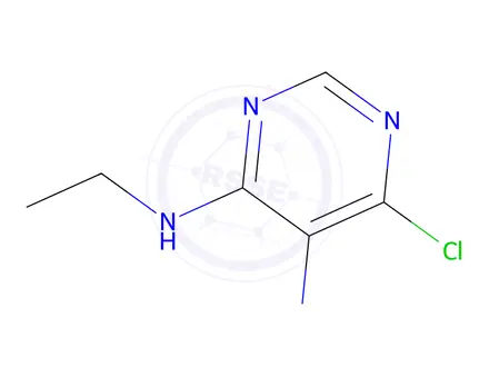 Chemical structure of 6-chloro-4-N-ethylpyrimidine-4,5-diamine