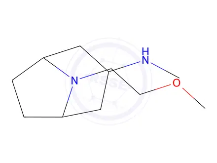 Chemical structure of 8-(2-Methoxyethyl)-N-methyl-8-azabicyclo[3.2.1]Octan-3-amine