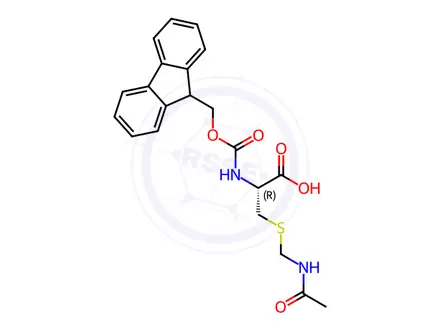 Chemical structure of Fmoc-Cys(Acm)-OH