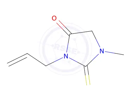 Chemical structure of 3-allyl-1-methyl-2-thioxoimidaZolidin-4-one
