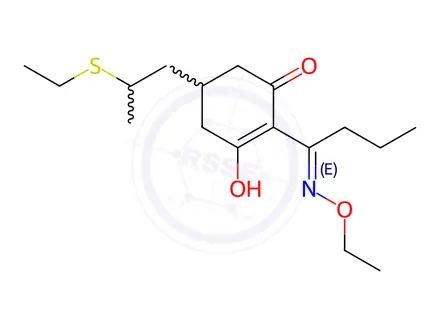 Chemical structure of Sethoxydim