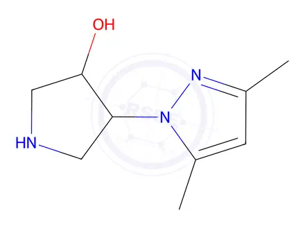 Chemical structure of 4-(3,5-DiMethyl-1H-pyrazol-1-yl)-3-pyrrolidinol