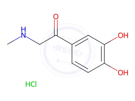 Chemical structure of Adrenaline EP Impurity C HCl