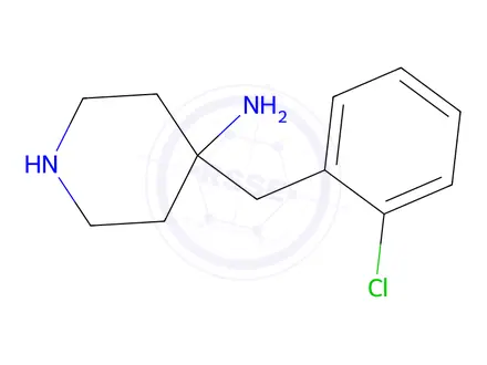 Chemical structure of 4-(2-Chlorobenzyl)piperidin-4-amine