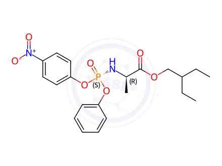 Chemical structure of Remdesivir Impurity 105