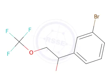 Chemical structure of 1-(3-Bromophenyl)-2-(trifluoromethoxy)ethan-1-ol