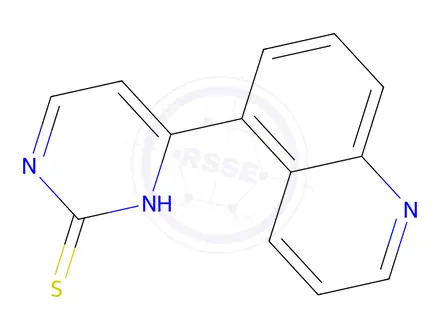 Chemical structure of 4-(Quinolin-5-yl)pyrimidine-2-thiol
