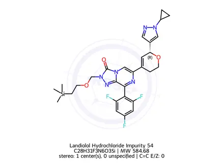 Chemical structure of Linagliptin Impurity 318