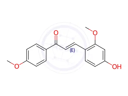 Chemical structure of glypallichalcone