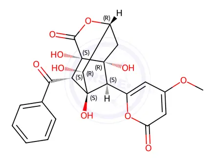 Chemical structure of Enterocin