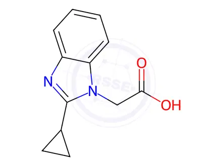 Chemical structure of (2-Cyclopropyl-1H-benzimidazol-1-yl)acetic acid