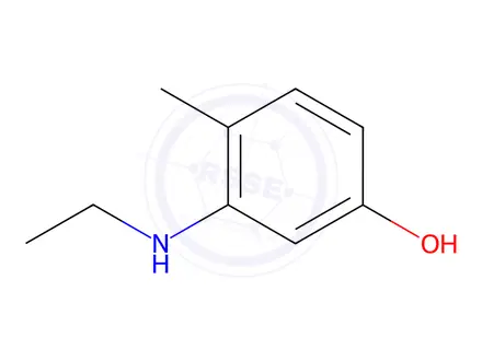 Chemical structure of 3-(Ethylamino)-4-methylphenol