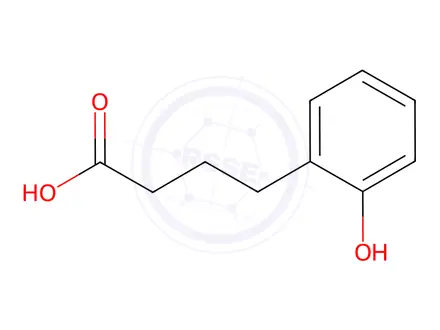 Chemical structure of 4-(2-Hydroxyphenyl)butanoic acid
