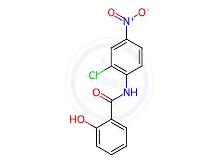 Chemical structure of Niclosamide Impurity 1
