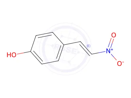 Chemical structure of TRANS-4-HYDROXY-BETA-NITROSTYRENE 97
