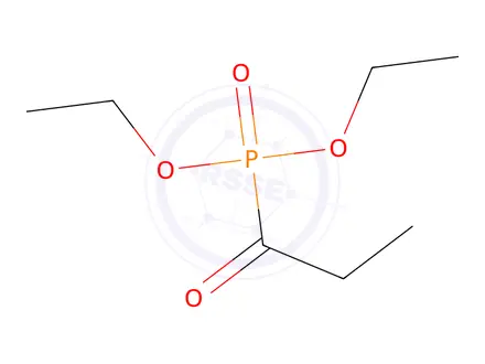 Chemical structure of 1-Oxopropylphosphonic acid diethyl ester