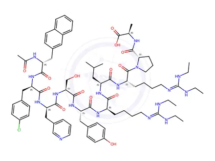 Chemical structure of Ganirelix Acetate Impurity D