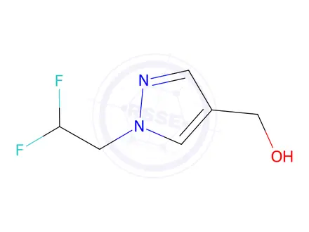 Chemical structure of [1-(2,2-difluoroethyl)-1H-pyrazol-4-yl]methanol