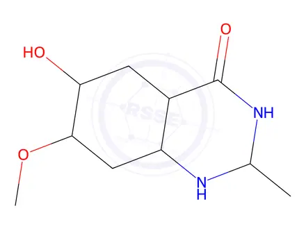 Chemical structure of 6-hydroxy-7-methoxy-2-methyl-3H-quinazolin-4-one