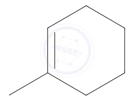 Chemical structure of 1-Methylcyclohexene