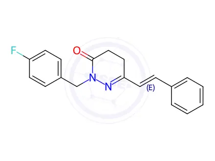 Chemical structure of 2-(4-FLUOROBENZYL)-6-STYRYL-4,5-DIHYDRO-3(2H)-PYRIDAZINONE