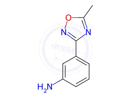 Chemical structure of 3-(5-Methyl-1,2,4-oxadiazol-3-yl)aniline