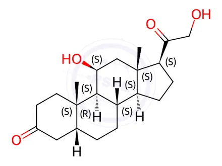 Chemical structure of 5b-Dihydrocorticosterone
