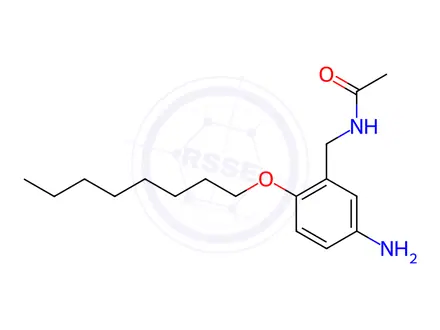 Chemical structure of N-(5-Amino-2-(octyloxy)benzyl)acetamide